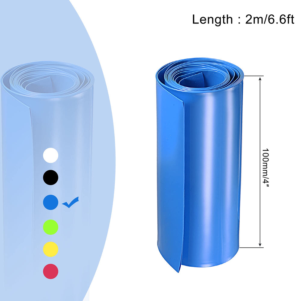 MECCANIXITY Battery Wrap PVC Heat Shrink Tubing 63mm Di