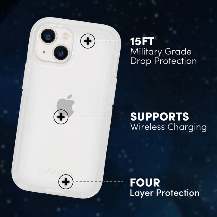 Pelican Voyager Series - iPhone 13 Case [Wireless Charg