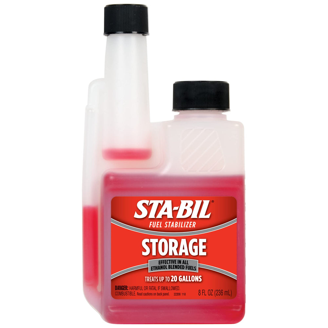 Storage Fuel Stabilizer - Keeps Fuel Fresh for 24 Months - Prevents Corrosion - Gasoline Treatment that Protects Fuel System - Fuel Saver - Treats 20 Gallons - 8 Fl. Oz. (22211)