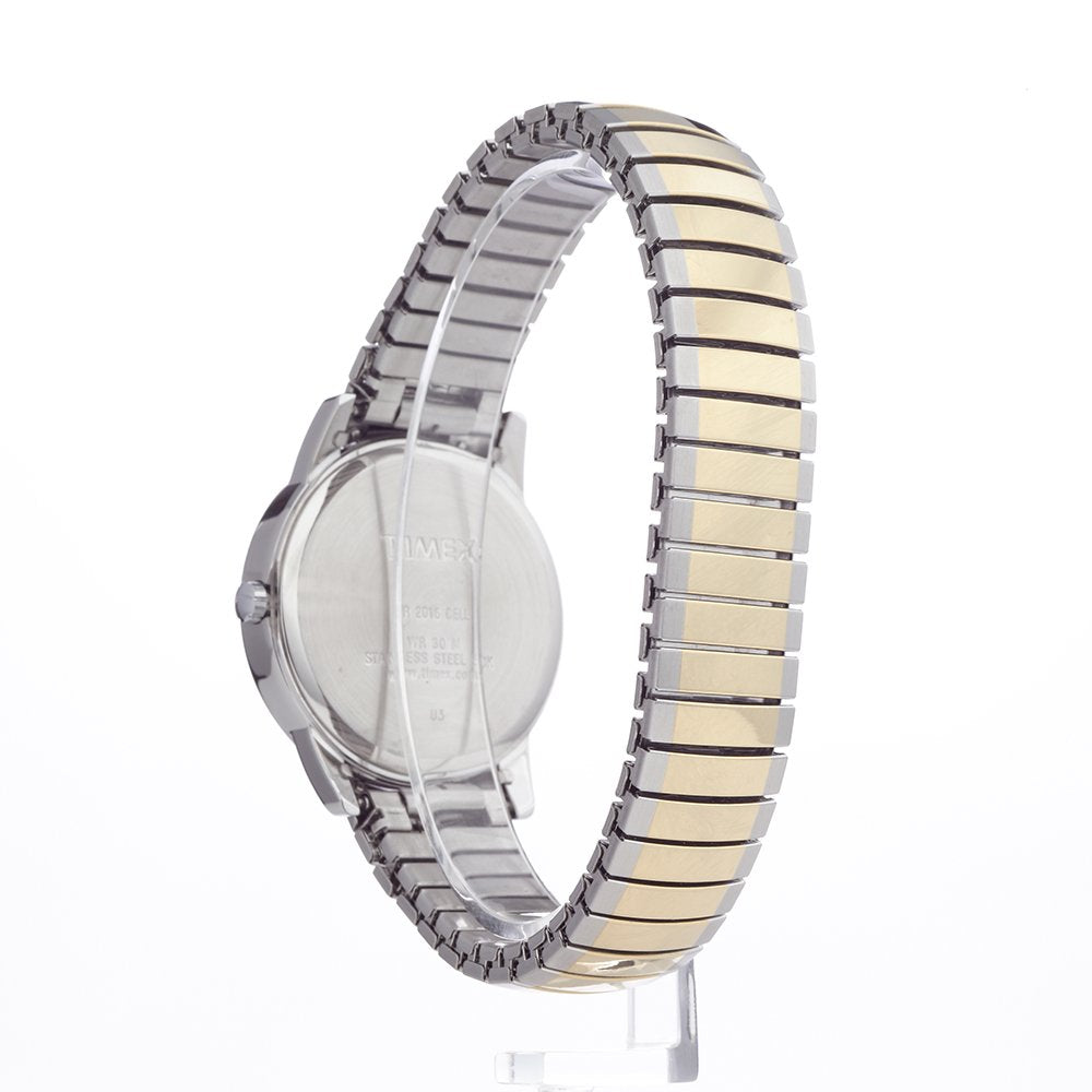 Men&#39;s Easy Reader 35mm Watch – Two-Tone Case White Dial with Two-Tone Tapered Expansion Band