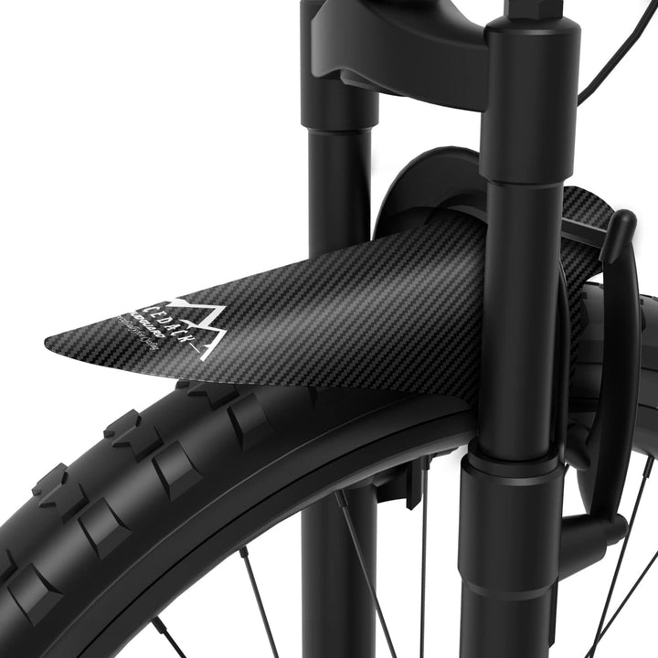 Bike Fender, Adjustable MTB Mud Guard, Front and Rear Compatible Mudguards fits 26, 27.5, 29 Fat Tire Bikes and All Disc Brake Bicycles