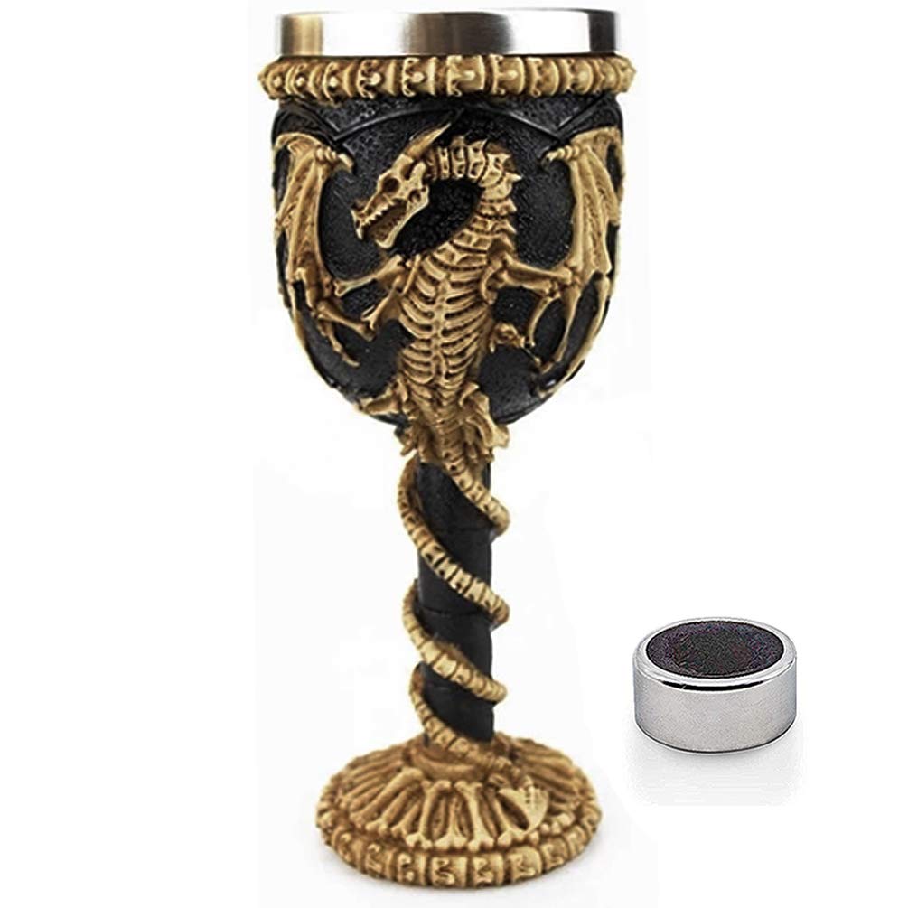 Medieval GOT Dragon Chalice Goblet Dungeons &amp; D