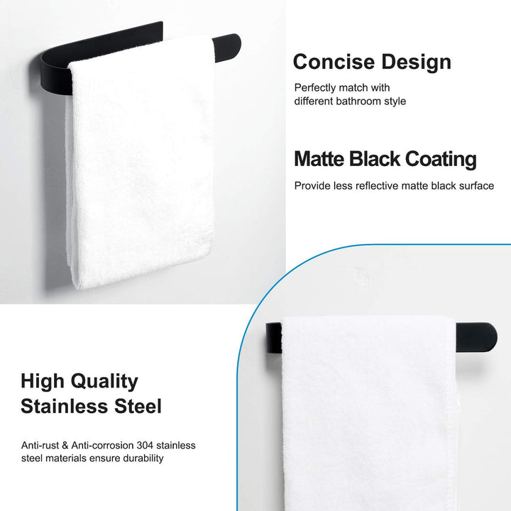 HouseAid Self Adhesive Hand Towel Holder for Bathroom, 