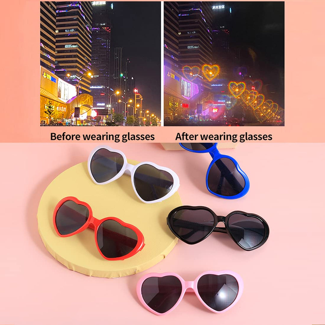 Dollger Heart Sunglasses Heart Effect Diffraction Glass