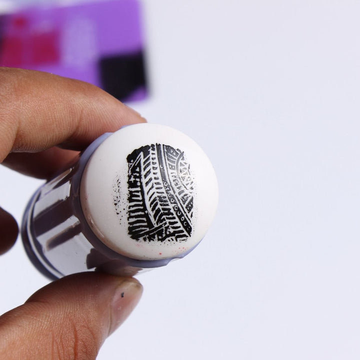 16PCS Nail Art Stamping Plate Mix Different Design Nail Art Stamp Image DIY Image Plate Template+1 Pcs Double Side Nail Art Stamper Tool