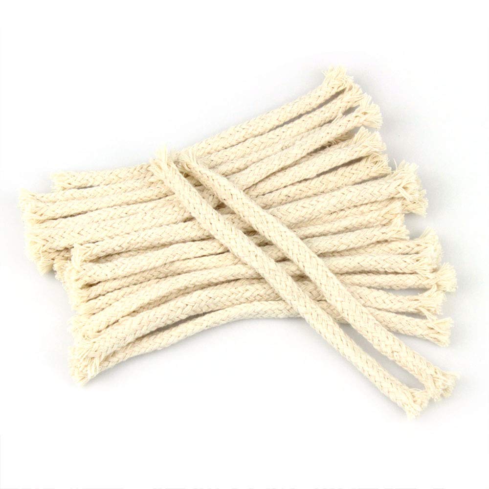 20-Pack 6mm 15cm Alcohol Lamp Cotton Wick Kerosene Lamps Candle Burner Wick Chemical Laboratory Supplies Teaching Equipment DIY Physical Materials