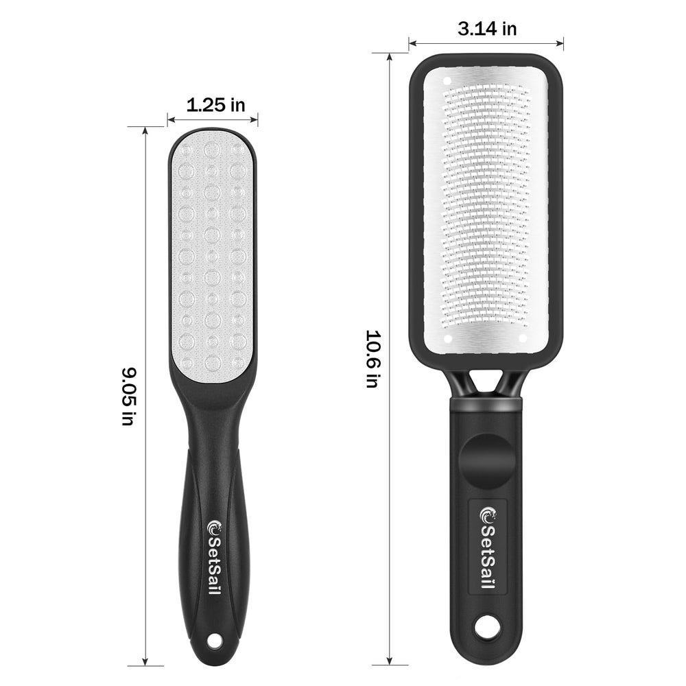SetSail Callus Remover for Feet 2 Pack Foot File Kits R