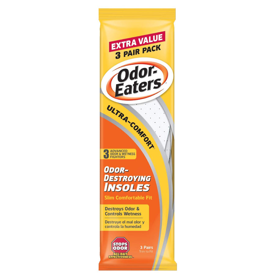 Odor-Eaters Ultra Comfort Odor-Destroying Insoles, One 