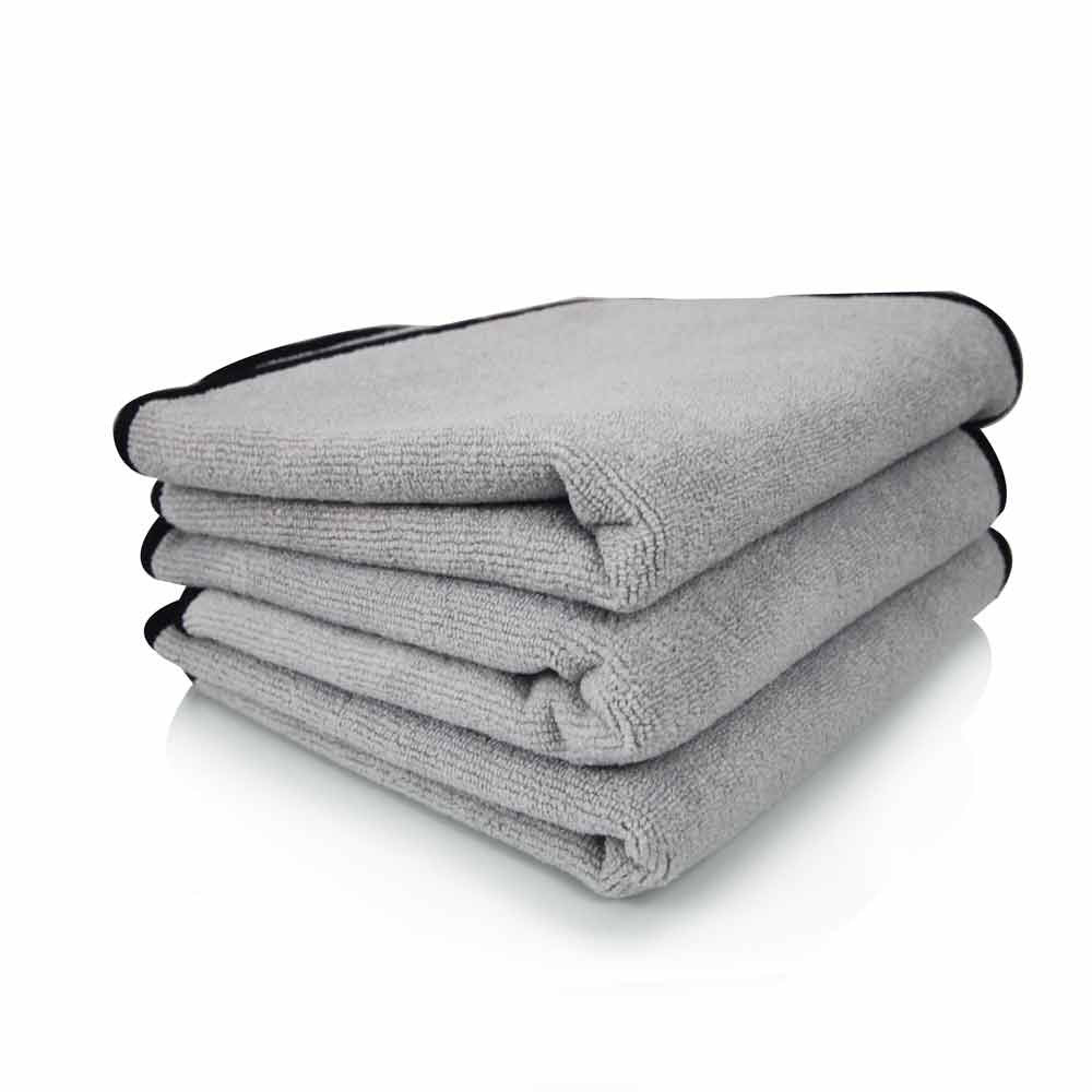 MIC_1024_1 Ultra-Plush Micro-Cotton Microfiber Towel, Gray (17 in. x 24 in.)