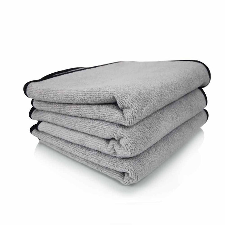 MIC_1024_1 Ultra-Plush Micro-Cotton Microfiber Towel, Gray (17 in. x 24 in.)