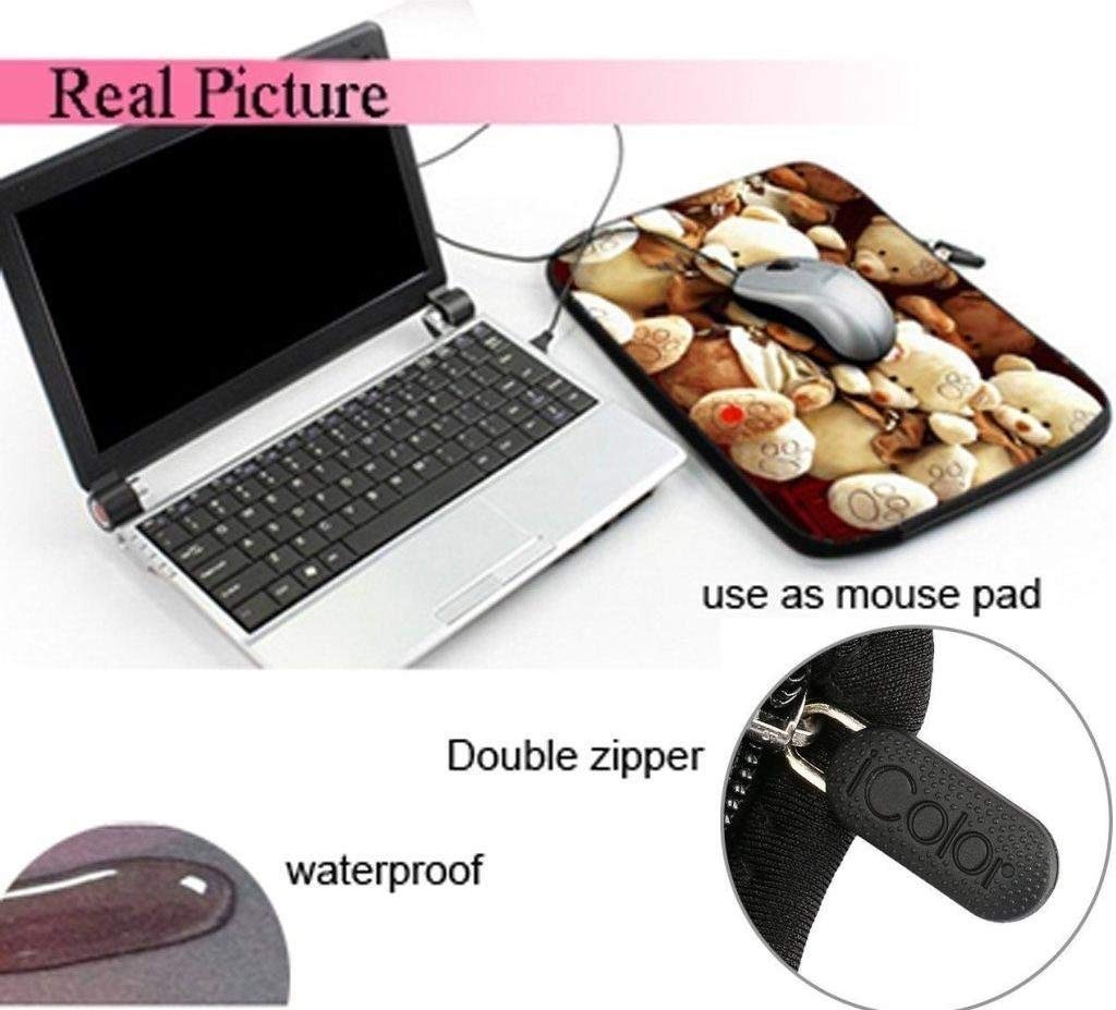 16 17 Laptop Sleeve Bag 16.5 17.3 17.4 inch Notebook Computer PC Neoprene Protection Zipper Case Cover Pouch Carrier Holder