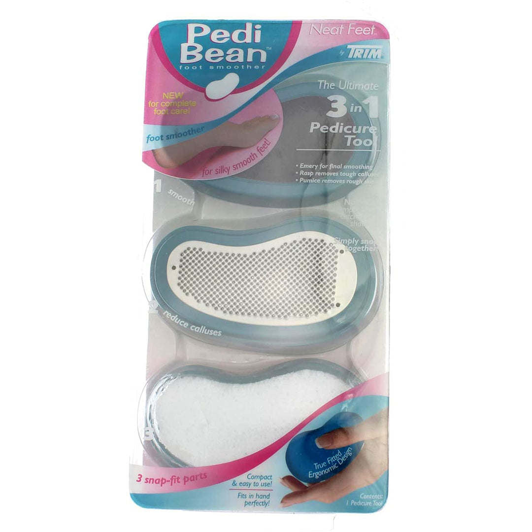 TRIM PEDI BEAN 3 IN 1 FOOT SMOOTHER