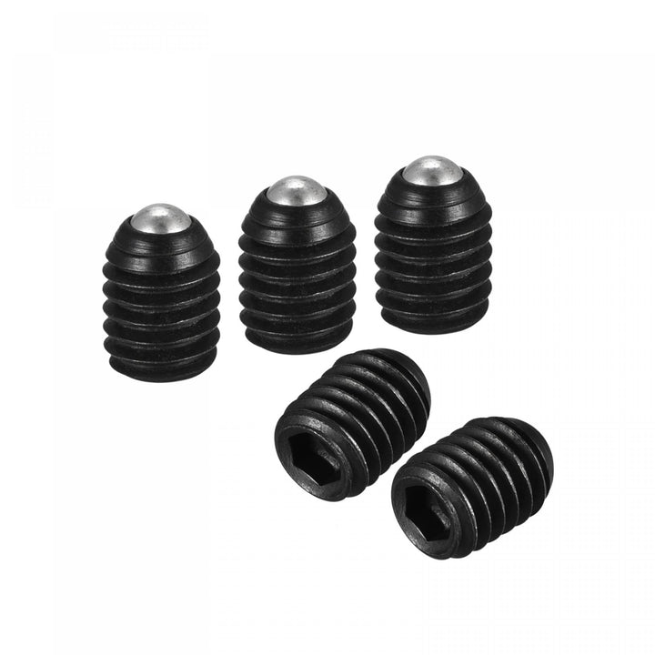 Ball Point Set Screws, 20pcs M6 x 8mm High Carbon Steel Metric Spring Hex Socket Grub Screw