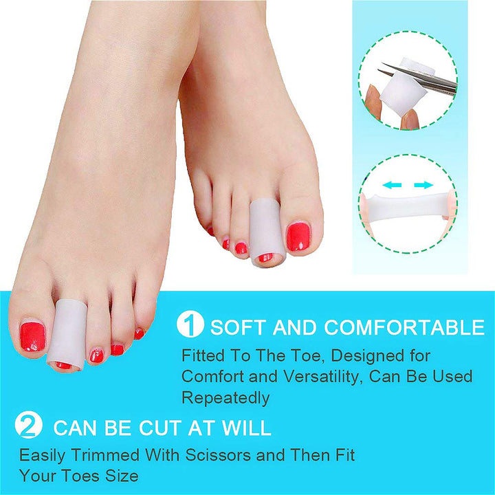 SMFHealth Toe Sleeves,Toe Protectors for Bunions,Sore C