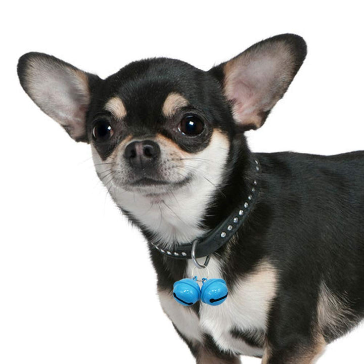 20 Pack Pet Collar Bells Colorful 0.86 Inches Big Cat Dog Strong Loud Bell for Potty Training Charm for Collars Necklace Pendant