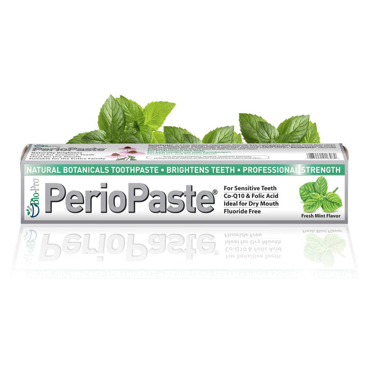 PerioPaste Natural Toothpaste - TWO 4 oz Tubes
