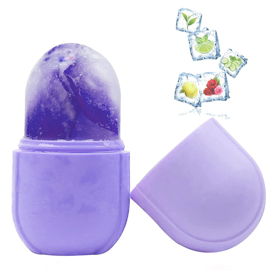 SELERS Ice Roller Silicone Facial Ice Tray Massager, En