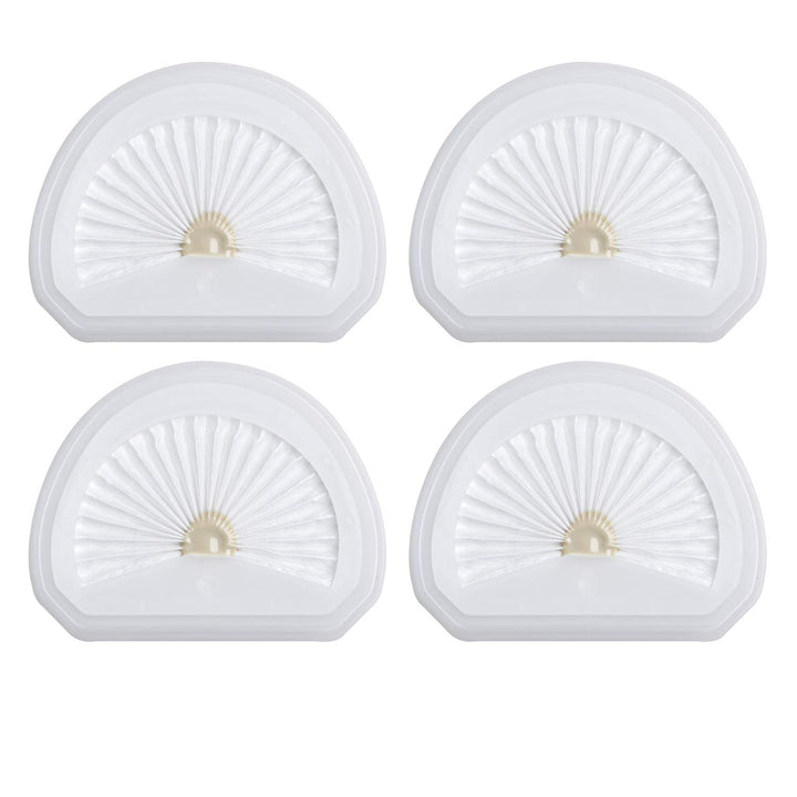 4Pack VLPF10 Replacement Filters Compatible with Black and Decker Hand Vacuum Filter Model # HLVA320J00 HLVA315j &amp; N575266
