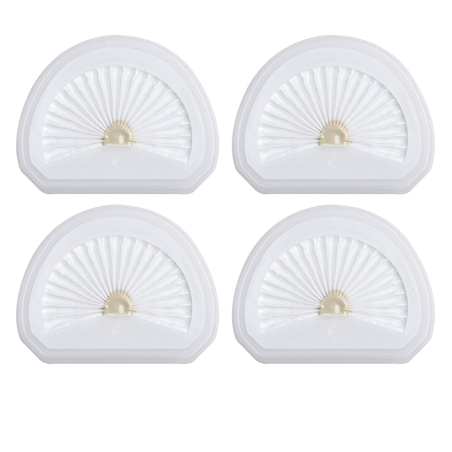 4Pack VLPF10 Replacement Filters Compatible with Black and Decker Hand Vacuum Filter Model # HLVA320J00 HLVA315j & N575266