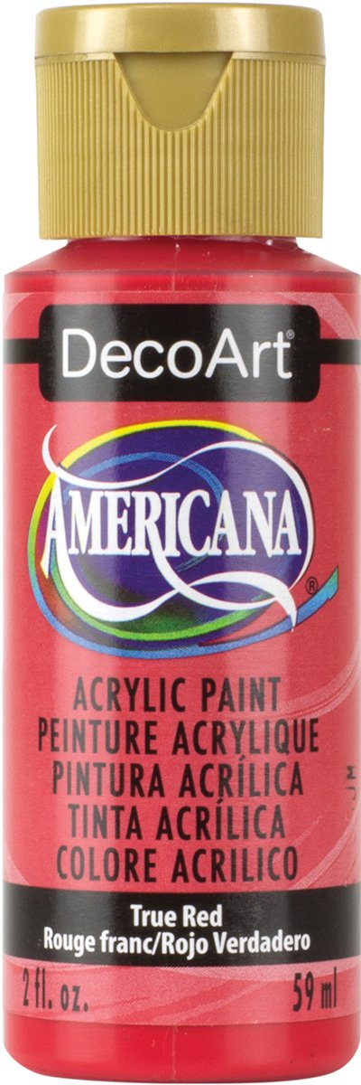 Americana Acrylic Paint, 2-Ounce, True Red