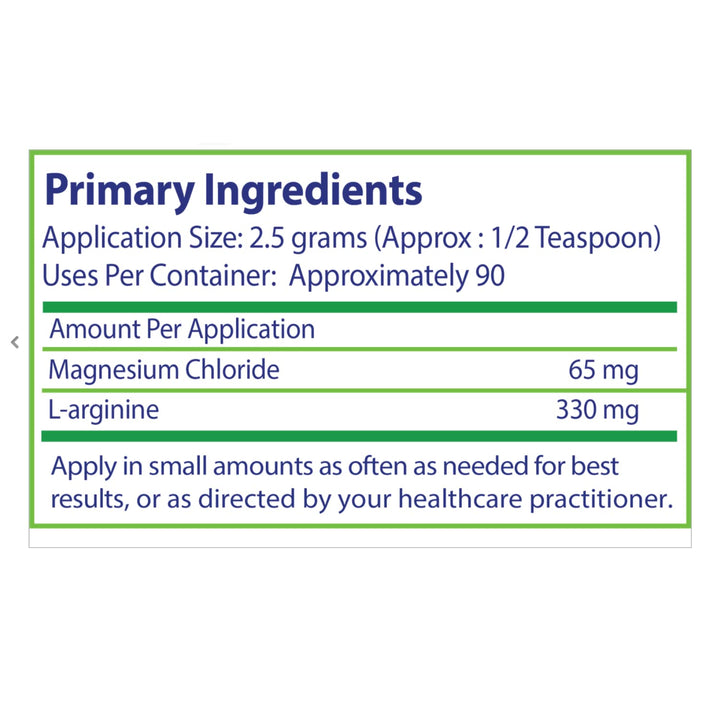 Nutrasal Magnesium L-Arginine Cream - 8oz