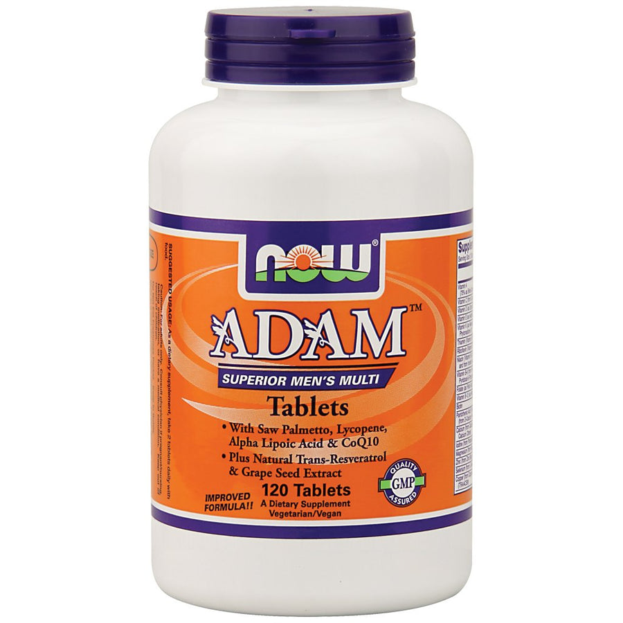 Now Foods ADAM Superior Men's Multiple Vitamin - 120 Tabs 2 Pack