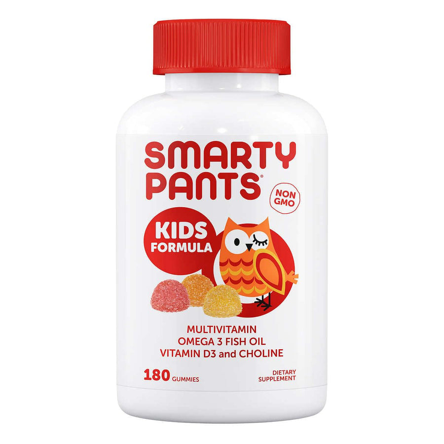 Smarty Pant Kids Complete Multivitamin, 180 Gummies Bundle, Multivitamin Plus Omega 3, Vitamin D3 and Vitamin B12, 45 Days Supply