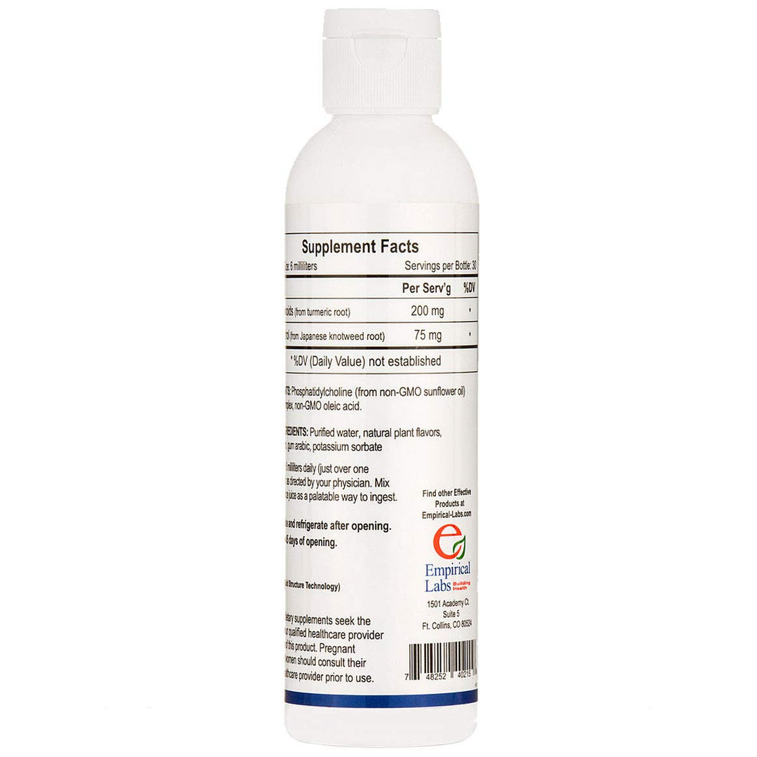 Liposomal Structured Curcumin/Resveratrol (6 fl.oz)