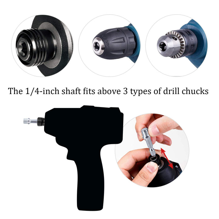 Kichwit 4 Inch Drill Power Brush Tile Scrubber Scouring