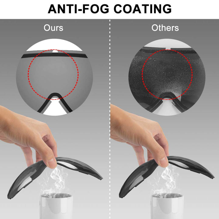 Ski Goggles OTG - Over Glasses Snow/Snowboard Goggles for Men, Women &amp; Youth - 100% UV Protection