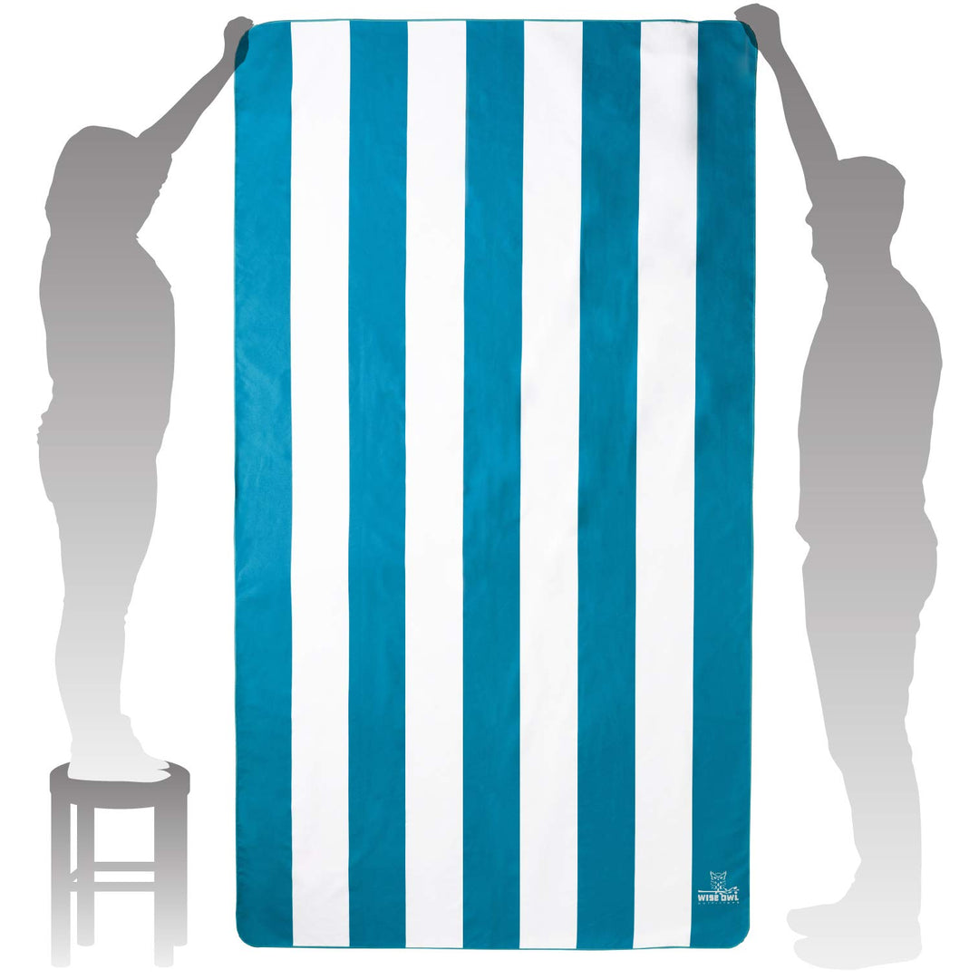 Beach Towel and Yoga Towel - Quick Dry Microfiber Travel Towel for Beach, Pool, Yoga, Swim, Hand, Face, and Body