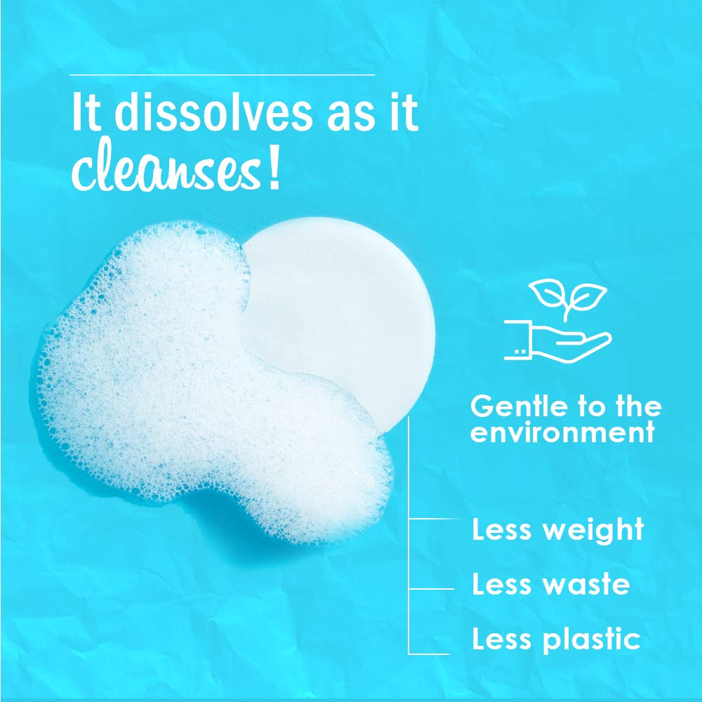 Water Activated Dissolving Cleanser Sheets