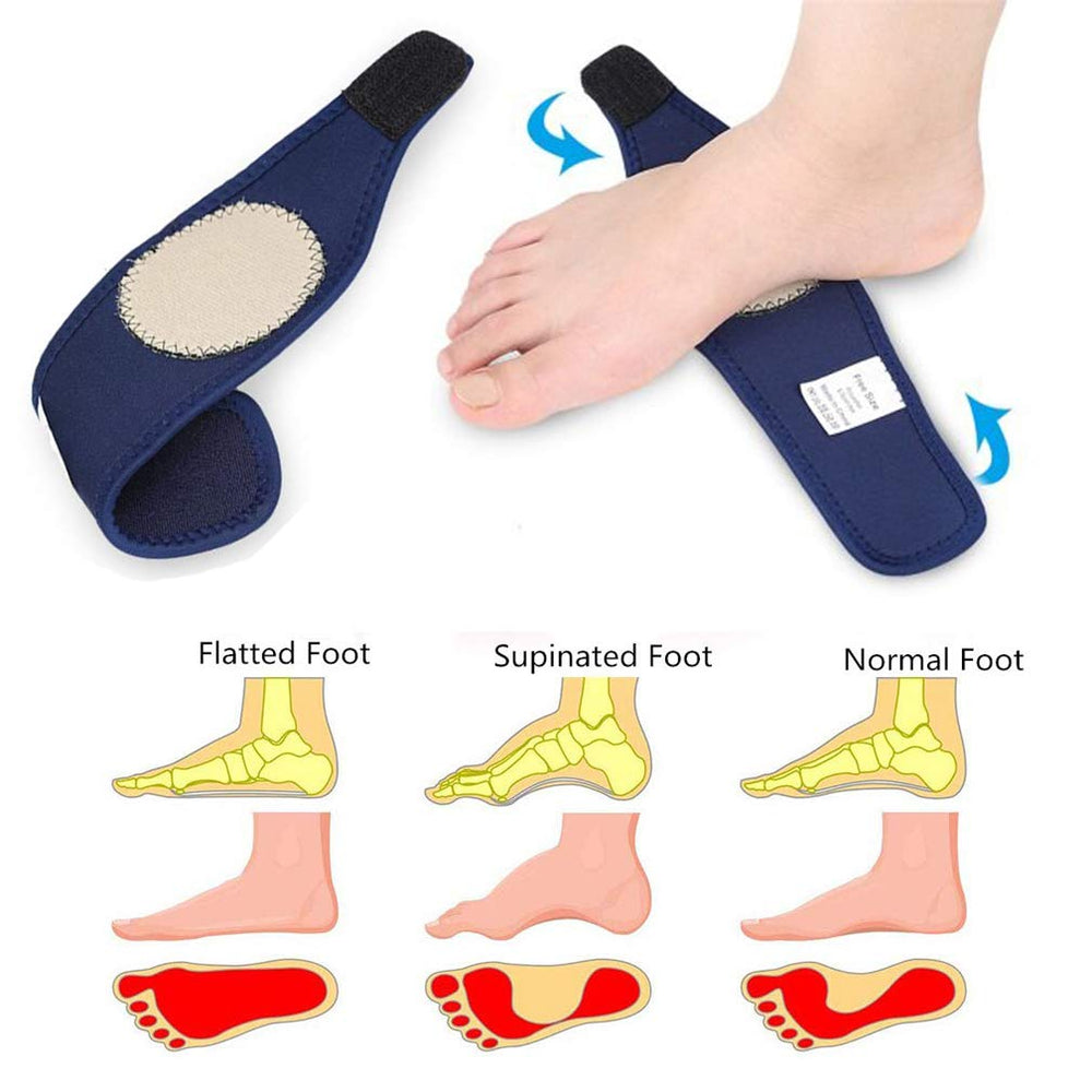 Arch Support Elastic Bandage, 2pcs Orthotic Insole Slee