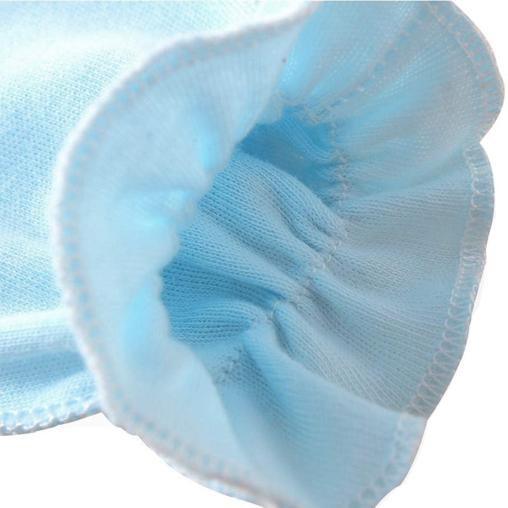 Baby Mittens Newborn No Scratch Cotton Mittens for 0-6 Months Baby Gloves Boys Girls 10 Pack White