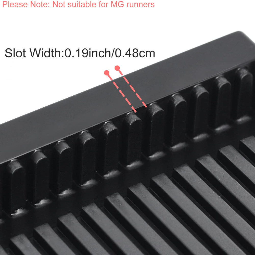 Model Pieces Shelves for Gundam,Holder Stand Organizer Rack for Gundam Model Action Figures DIY Model Making Accessories,Plastic Tool Storage Container for Gundam Hobby Model Making Parts,Black