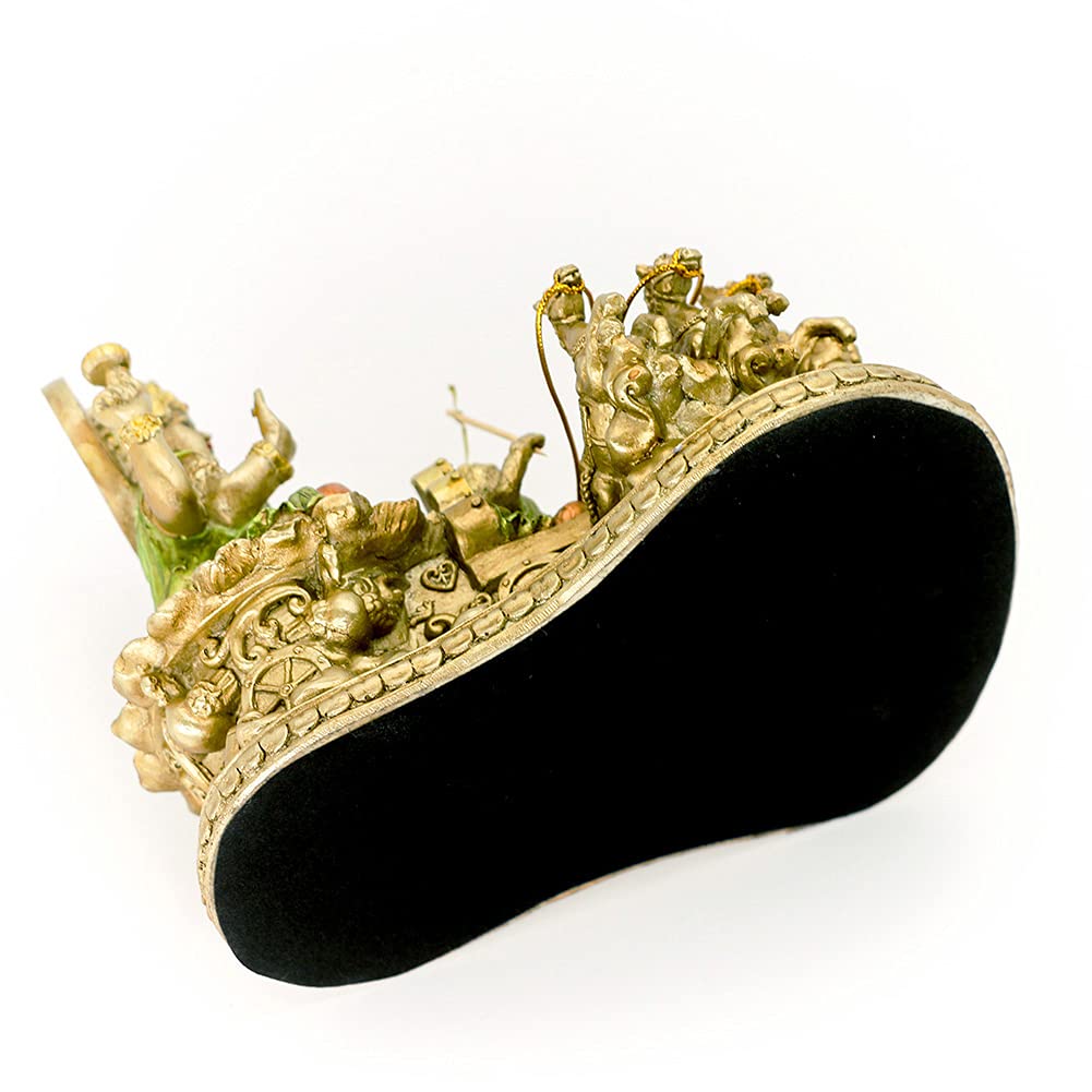 Hindu God Lord Surya-Sun Sculpture - India Religiou Gifts Handicraft God Suryadev Figurine Hinduism Murti Home Mandir Temple Altar Pooja Item Diwali Wedding Birthday Gifts for Indian People