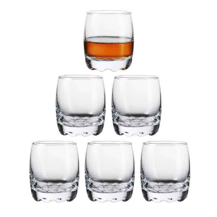 Shot Glasses, 2.8oz Heavy Base Shot Glass Set, Clear Shot Glasses Set of 6/Tequila Shot Whiskey Shot Glass espresso liquor