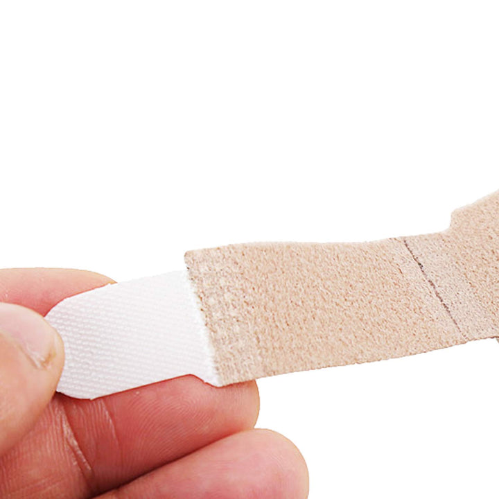 12 Pieces Broken Toe Wraps, Cushioned Bandages, Hammer Toe Separator Splints, Toe Straight, Hammer Toe Wrap, Cushioned Corrector, for Broken Toe, Hammer Toe - L Size