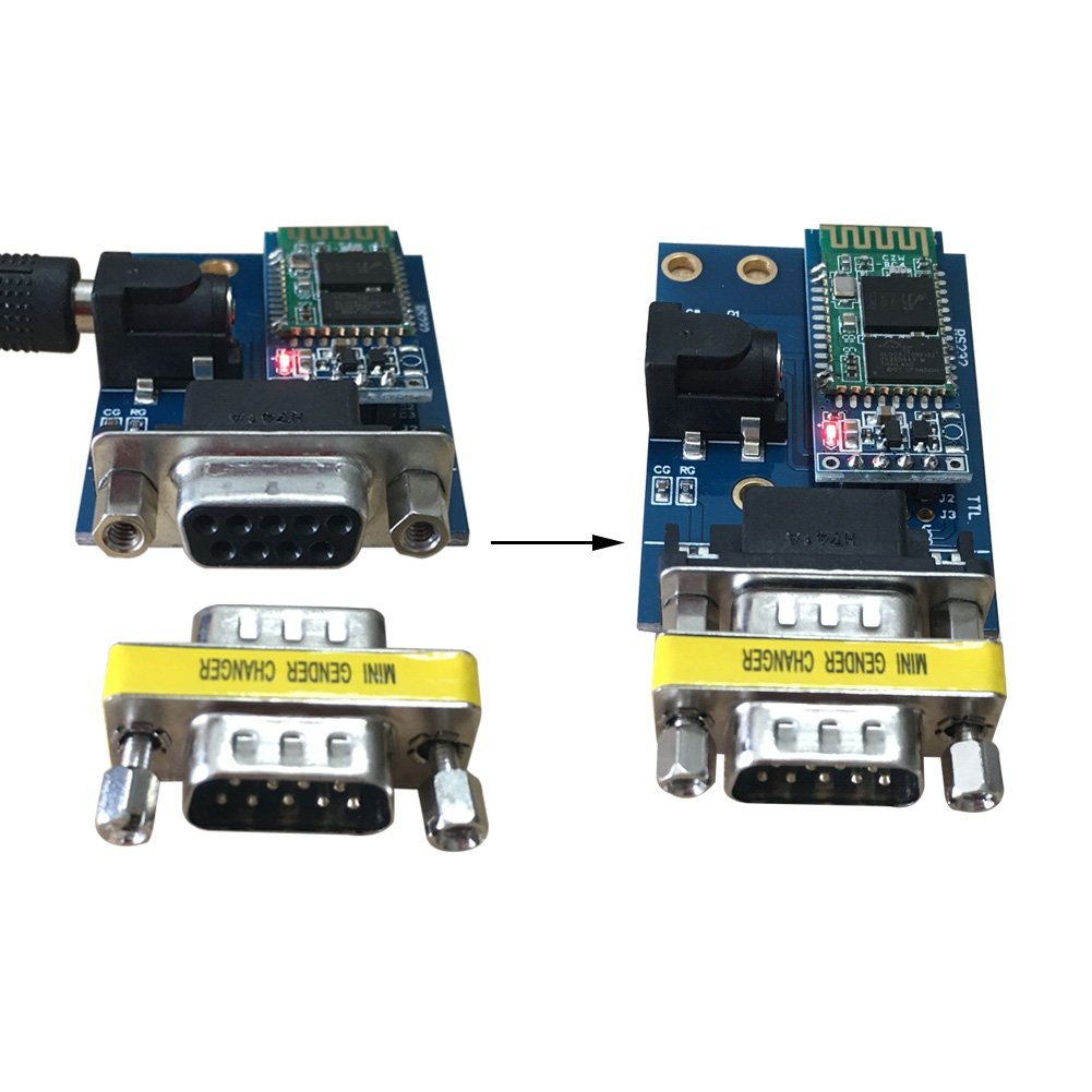 SH-B23A Bluetooth 2.0 to RS232 Serial Adapter with DB9 Converter