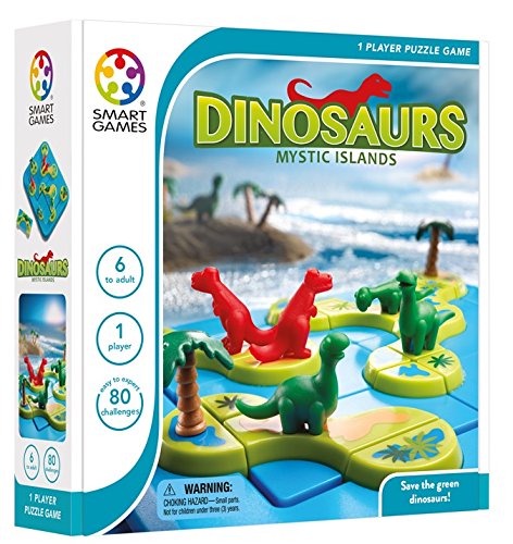SmartGames Dinosaurs: Mystic Islands Board Game, a Fun,