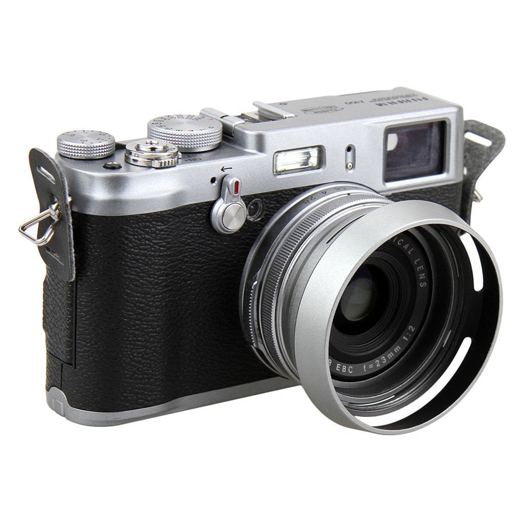 LH-JX100 Silver Metal Lens Hood Adapter Ring for Fujifilm X70 X100 X100S X100T Replaces FUJIFILM AR-X100 Adapter Ring
