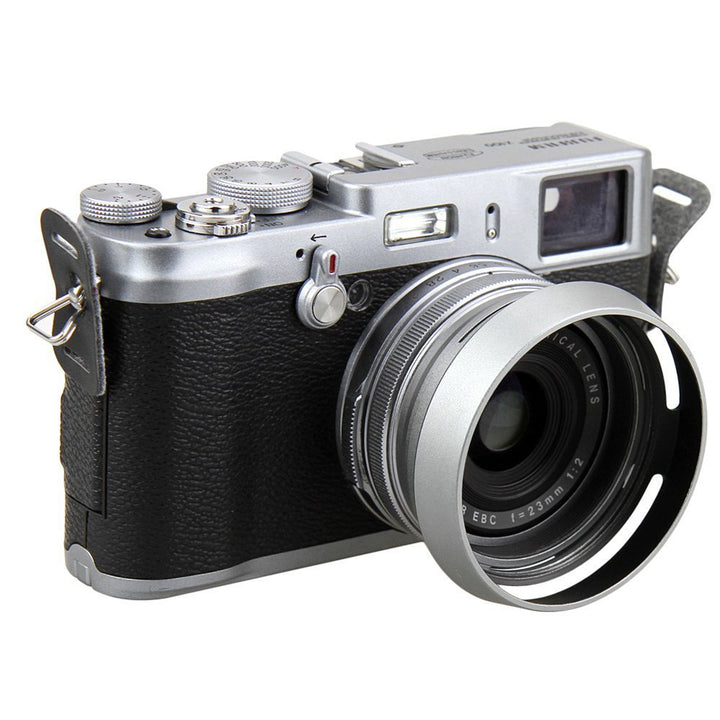 LH-JX100 Silver Metal Lens Hood Adapter Ring for Fujifilm X70 X100 X100S X100T Replaces FUJIFILM AR-X100 Adapter Ring