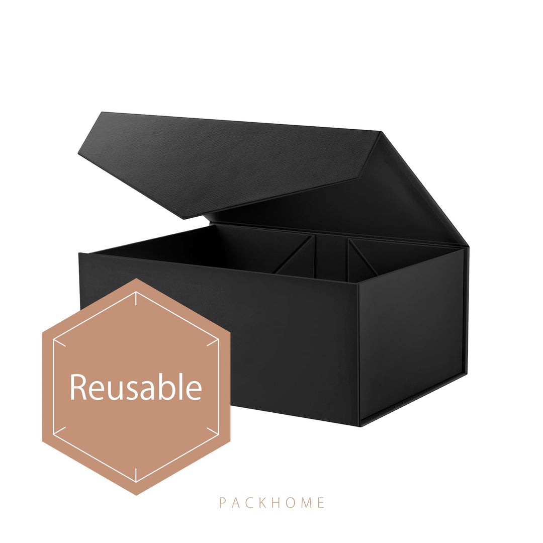 PACKHOME Gift Box 9x6.5x3.8 Inches, Groomsman Box, Rect
