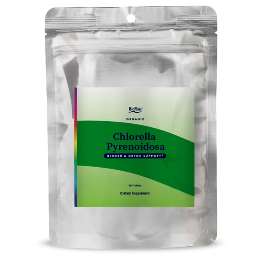 Chlorella Pyrenoidosa – 100% Organic, Cracked-Cell Wall, Nutraceutical Superfood Packed with Proteins, Vitamins, Minerals & Amino Acids that Supports Metabolism, Detox & Immunity – 400 Tablets