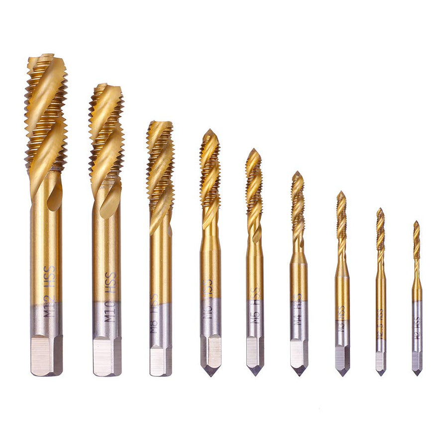 Rocaris 9 Pack of M2 M2.5 M3 M4 M5 M6 M8 M10 M12 Titani