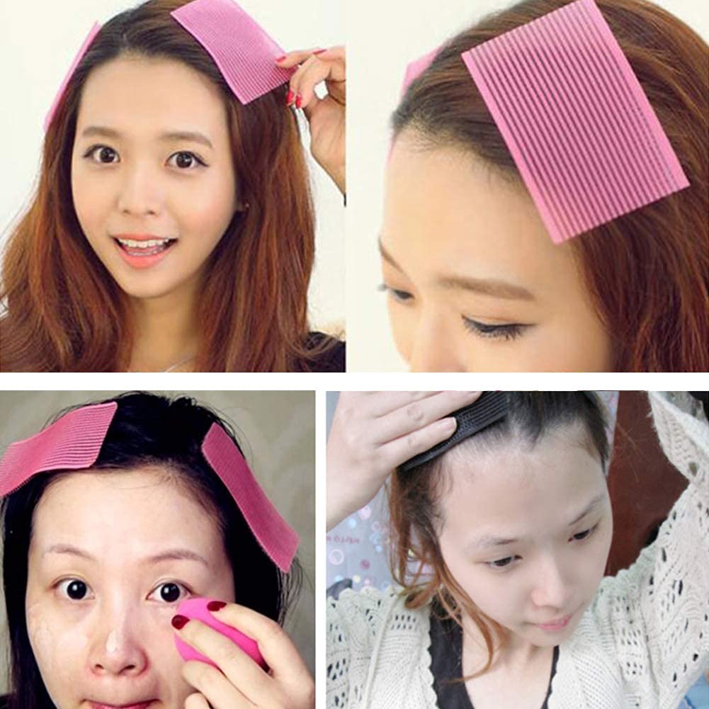 Hair Pad Packing 28 Hair Sticker Clip Bang Fixed Seamless Magic Paste Posts Magic Tape Fringe Hair Bang Patch (Black)