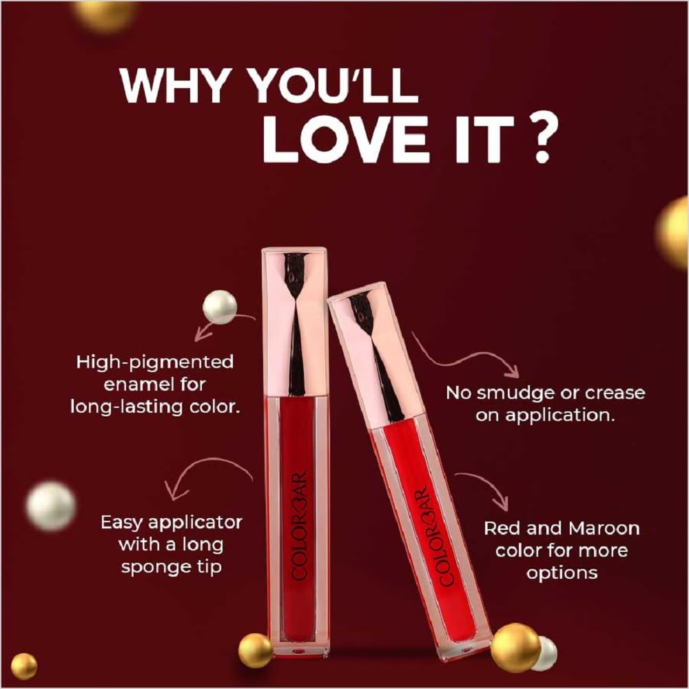 Sindoor, Red, 3.8ml | Smudge proof formula | Long lasting