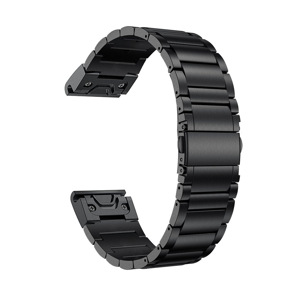 Fenix 8/7S/6S/5S Band, 20mm Titanium Metal Quick Fit Watch Strap Compatible for Garmin Fenix 7S/6S Pro/5S/5S Plus/D2 Delta S/Instinct 2S, Black