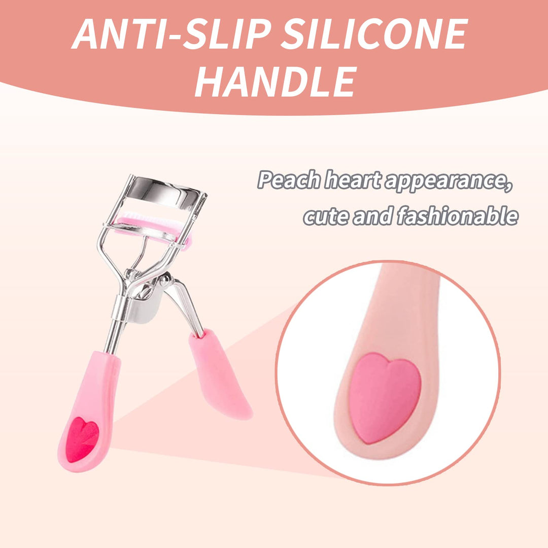 Separated Eyelash Curler Stainless Steel with Brush,Pro