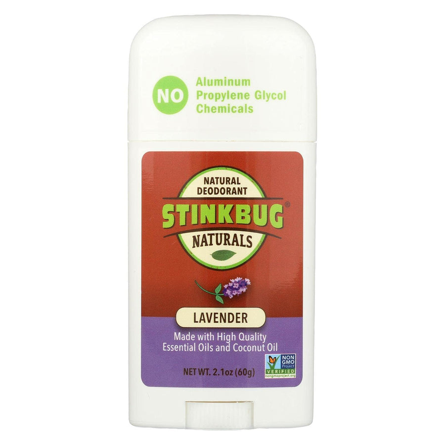 Stinkbug Naturals Aluminum Free Lavender All Natural Deodorant 2.1 Ounces